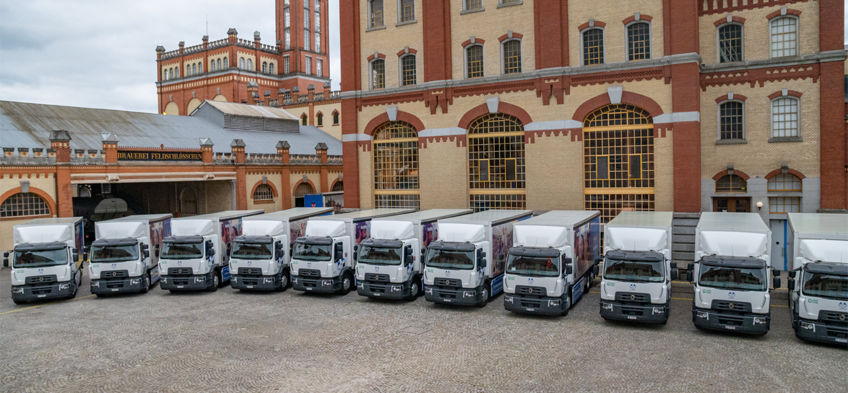 Feldschlösschen Stellt Grösste Elektro Lkw Flotte Der Schweiz Vor